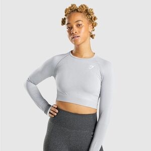 Gymshark VITAL SEAMLESS 2.0 LONG SLEEVE CROP TOP